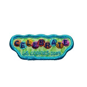Celebrate GS Cookies 2003 Patch Badge Vintage GSA Girl Scout Colorful HTF NEW